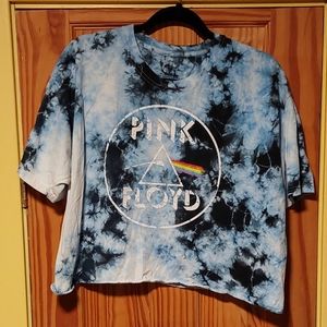 Pink Floyd Tie-dye Crop Top